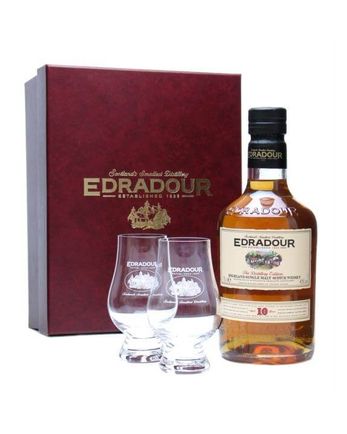 Edradour 10 år gammal Glass Pack