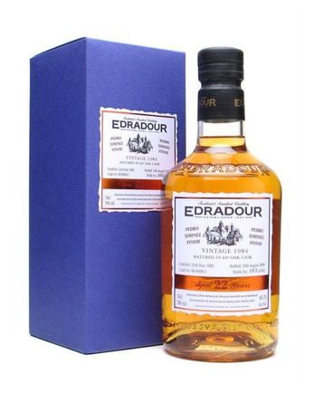 Edradour 1984 22 år gammal Pedro Ximinez Finish