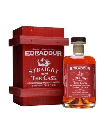 Edradour 2002 10 år gammal Burgundy Finish Straight From The Cask