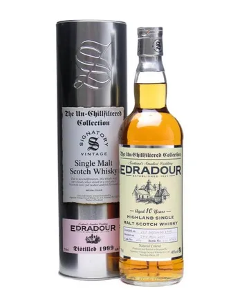 Edradour 1999 10 år gammal Un chillfiltered Signatory