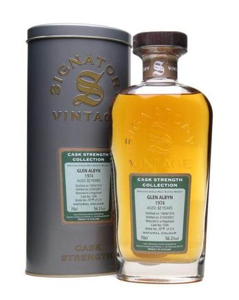 Glen Albyn 1974 32 år gammal Signatory Cask Strength Collection