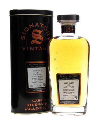 Glen Albyn 1981 29 år gammal Cask #50 Signatory Cask Strength Collection