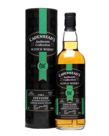 Glencraig 1981 21 år gammal Bottled 2002 Cadenhead's Authentic Collection