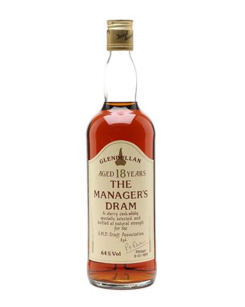 Glendullan 18 år gammal Manager's Dram Sherry Cask