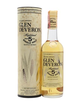 Glen Deveron 5 år gammal Bottled 1980s