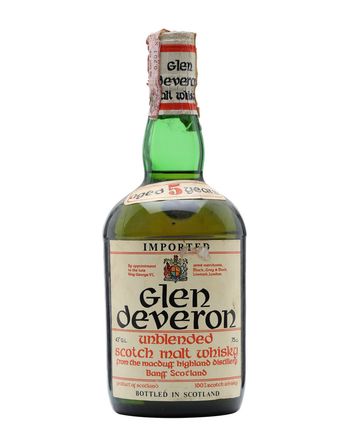 Glen Deveron 5 år gammal Bottled 1960s
