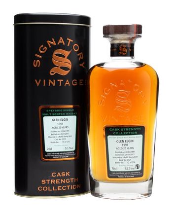 Glen Elgin 1991 20 år gammal Sherry Butt #2325 Signatory Cask Strength Collection