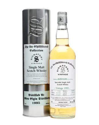 Glen Elgin 1995 17 år gammal Casks #1149+50 Signatory Un-Chillfiltered Collection