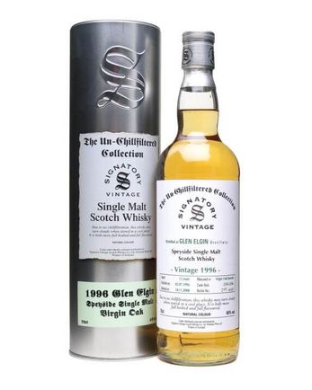 Glen Elgin 1996 12 år gammal Virgin Oak Signatory Un-Chillfiltered Collection