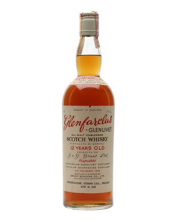 Glenfarclas 12 år gammal 75cl old label