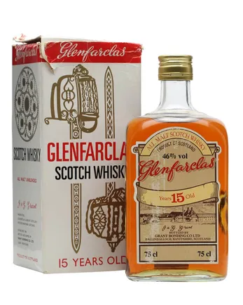 Glenfarclas 15 år gammal Bottled 1970's