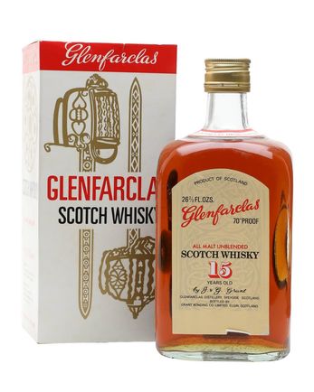 Glenfarclas 15 år gammal Bottled 1970's 75cl