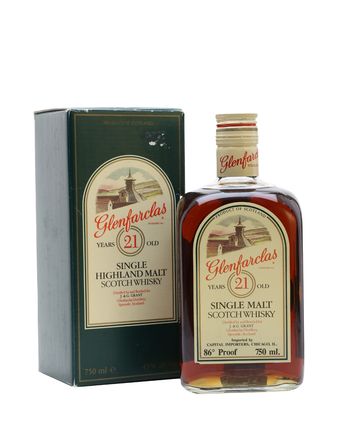 Glenfarclas 21 år gammal Bottled 1980's