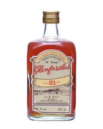 Glenfarclas 21 år gammal Bottled 1970's