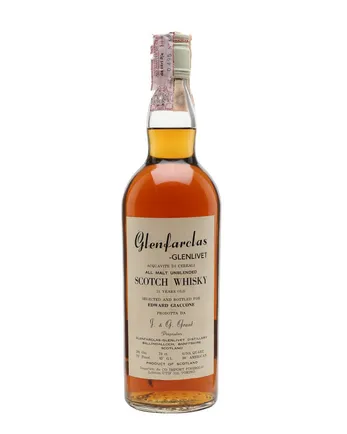 Glenfarclas 21 år gammal Bottled 1970s Giaconne