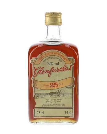 Glenfarclas 25 år gammal Bottled 1980s 75cl