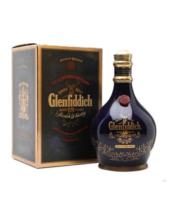 Glenfiddich 18 år gammal Ancient Reserve Blue Spode