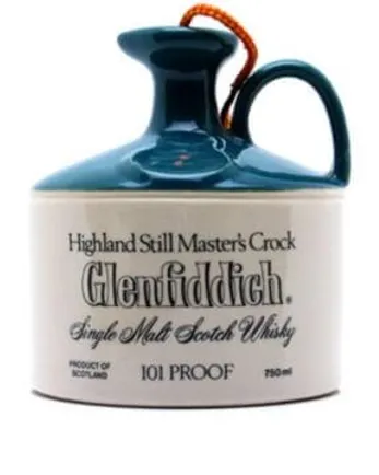 Glenfiddich 2 Tone Ceramic Bottled 1970's EMPTY