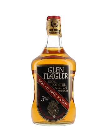 Glen Flagler 5 år gammal Bottled 1980s Glen Flagler