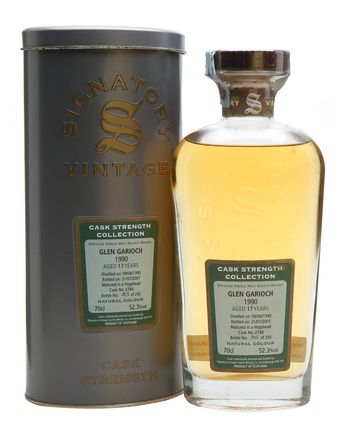 Glen Garioch 1990 17 år gammal Signatory Cask Strength Collection