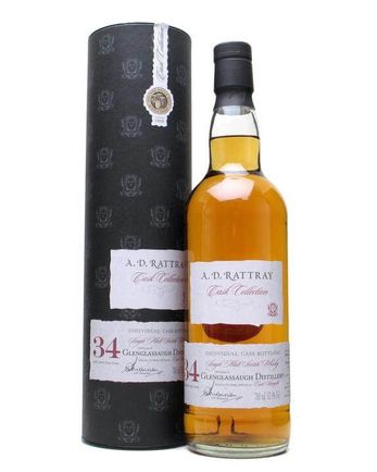 Glenglassaugh 1973 34 år gammal Bourbon Cask Dewar Rattray Cask Collection
