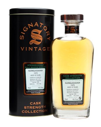 Glenglassaugh 1979 32 år gammal Cask #1545 Signatory Cask Strength Collection