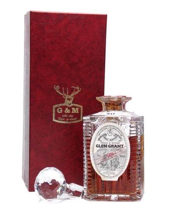 Glen Grant 1936 50 år gammal Crystal Decanter Gordon & Macphail