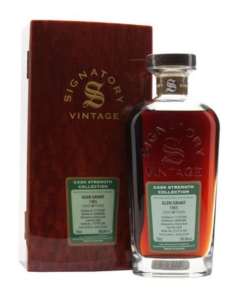 Glen Grant 1965 40 år gammal Sherry Butt Signatory