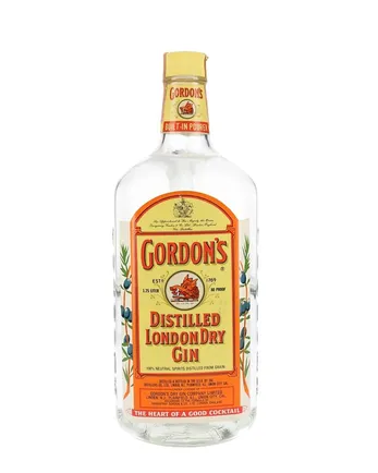 Gordon's London Dry Gin Bottled 1980s