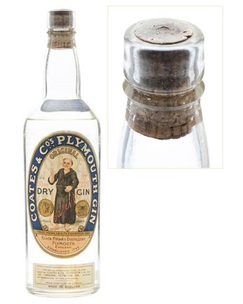 Plymouth Gin Coates Co. Bottled 1930s