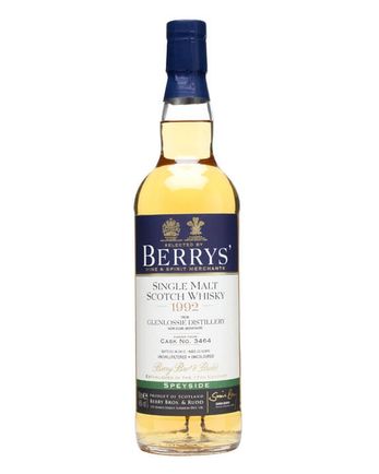Glenlossie 1992 20 år gammal Cask #3464 Berry Bros and Rudd