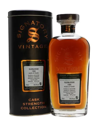 Glenlossie 1984 25 år gammal Sherry Butt #2535 Signatory Cask Strength Collection