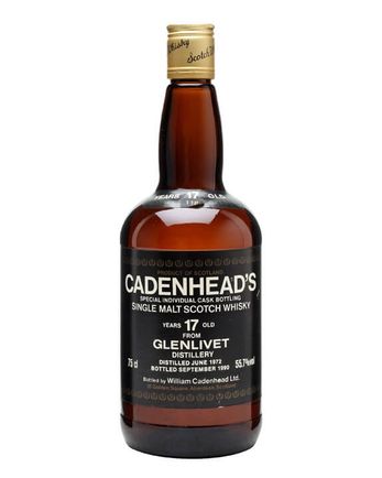 Glenlivet 1972 17 år gammal Cadenhead's
