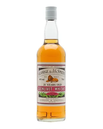 Glenlivet 21 år gammal Gordon & Macphail