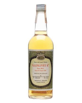 Glenlivet K Pure Malt 8 år gammal Hatch Mansfield Independent Bottling