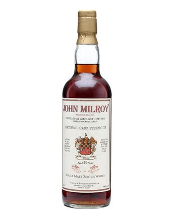 Glenlivet 1970 29 år gammal Sherry Cask John Milroy
