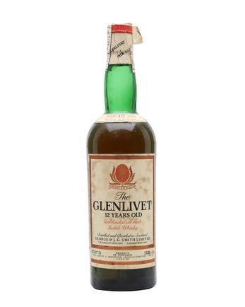 Glenlivet 12 år gammal Bottled 1970s