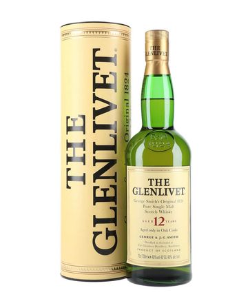 Glenlivet 12 år gammal Old Presentation