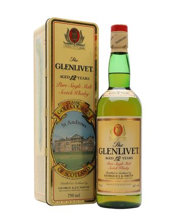 Glenlivet 12 år gammal St. Andrews Tin