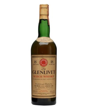 Glenlivet 1951 18 år gammal Bottled 1960s