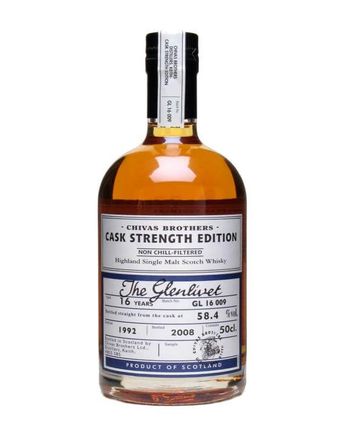 Glenlivet 1992 16 år gammal Cask Strength Edition 58.4