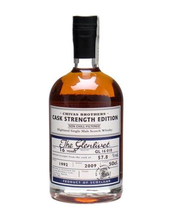 Glenlivet 1992 16 år gammal Cask Strength Edition 57.8