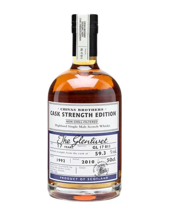 Glenlivet 1992 17 år gammal Cask Strength