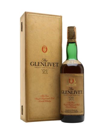 Glenlivet 21 år gammal Bottled 1980's