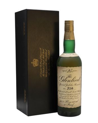Glenlivet 25 år gammal Silver Jubilee