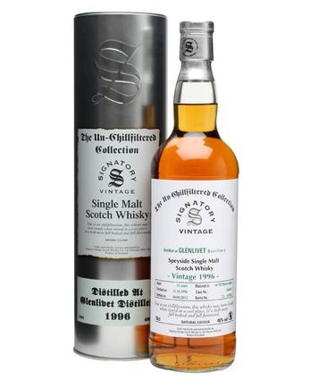 Glenlivet 1996 15 år gammal Cask #163411 Signatory Un-Chillfiltered Collection
