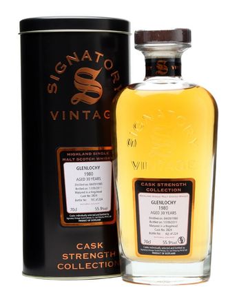 Glenlochy 1980 30 år gammal Cask #2824 Signatory Cask Strength Collection
