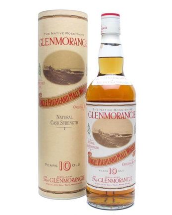 Glenmorangie Cask Strength 10 år gammal white label