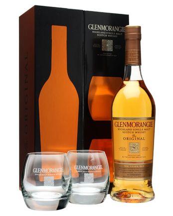 Glenmorangie 10 år gammal 2 tumblers Gift Pack