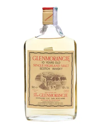 Glenmorangie 10 år gammal Flat Bottle Bottled 1990s